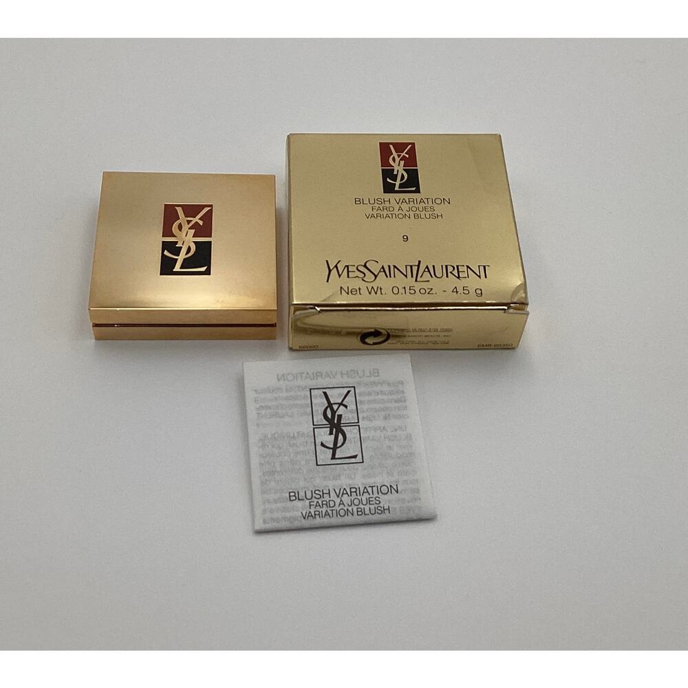 Vntg YSL Yves Saint Laurent Variation Powder Blush Shade 9 Full Size 0.15oz